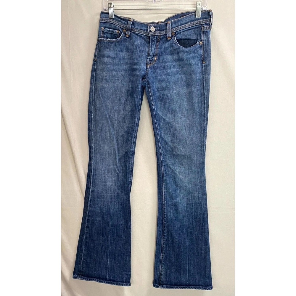 Citizens Of Humanity By Jerome Dahan Ingrid Stretch Flare Jeans Womens 28 Blue